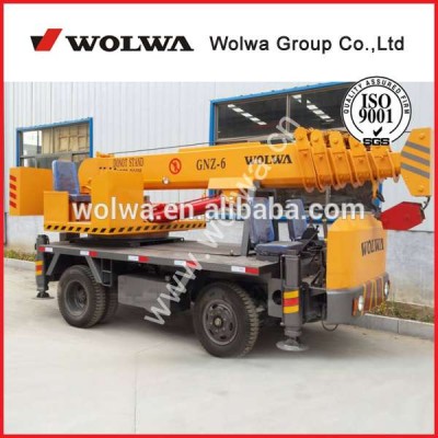 telescopic crane 5 ton for sale truck crane with telescopic boom GNQY-Z5