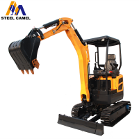 Cheap earth moving machinery kubota engine mini crawler excavator