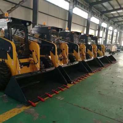 CE ISO China New Mini Wheel Skid Steer Loader Price With Big Bucket Capacity