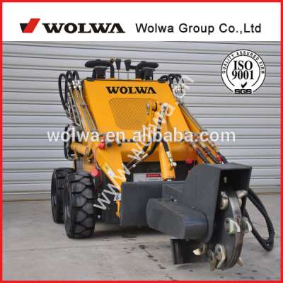 skid steer loader mini loader with stump grinder GN380