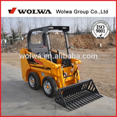 construction equipment used skid steer loader loader teeth adapter with snow plow cheap price